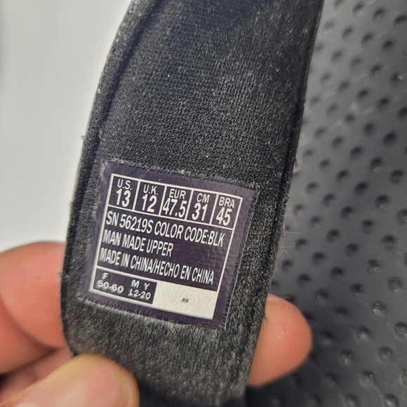 Skechers Relaxed Fit Memory Foam 360 Flip Flop Sandals Black Men's 13 - Picture 2 of 7